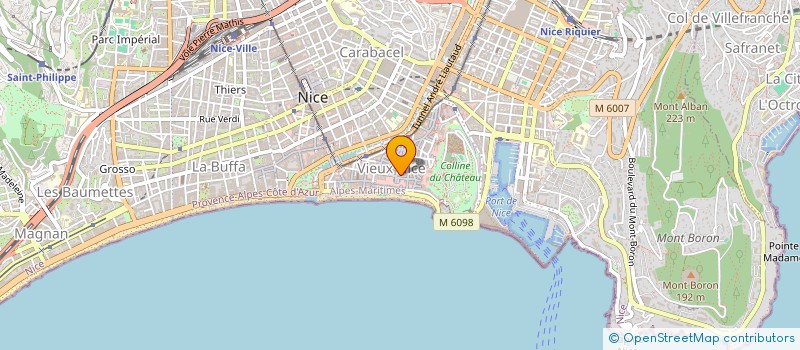 localisation de l'entreprise LE GLACIER 16 à NICE