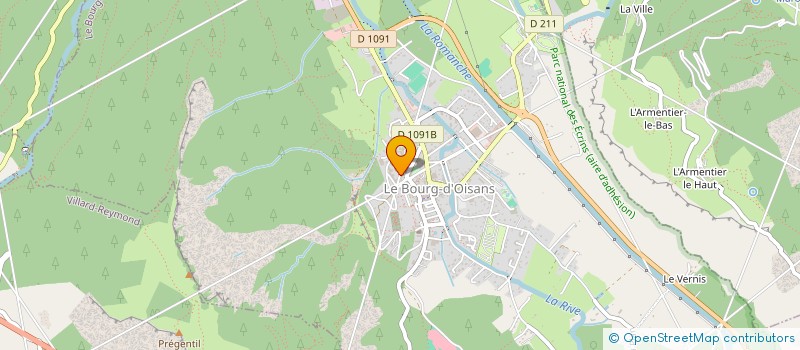 localisation de l'entreprise LE GLACIER BLANC à LES DEUX ALPES