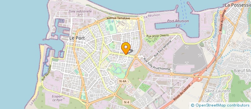 localisation de l'entreprise LE GLACIER CATETJO  LE PORT