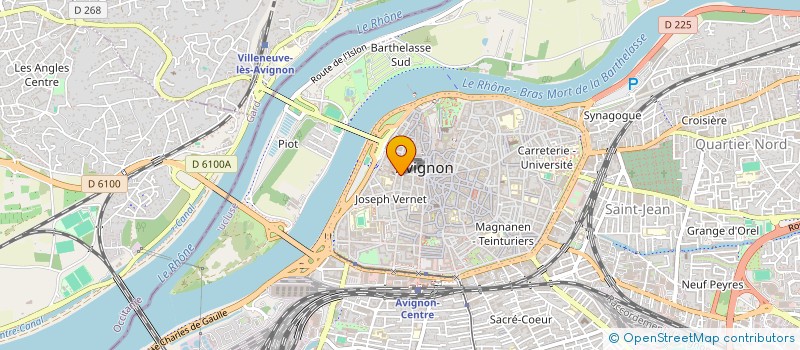 localisation de l'entreprise LE GLACIER VENAISSIN à AVIGNON
