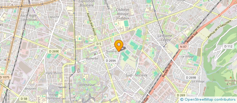 localisation de l'entreprise LE GLACON DAUPHINOIS  GRENOBLE