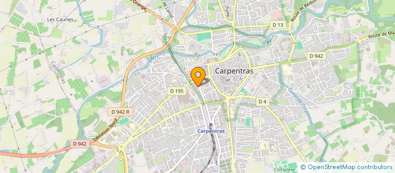 localisation de l'entreprise LE GLAIVE DE CARPENTRAS à CARPENTRAS