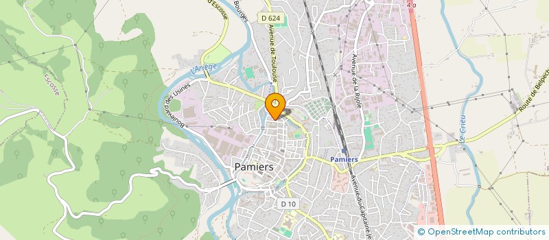 localisation de l'entreprise LE GLASGOW à PAMIERS