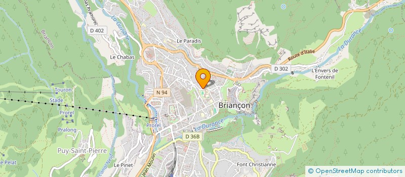 localisation de l'entreprise LE GLASSY à BRIANCON
