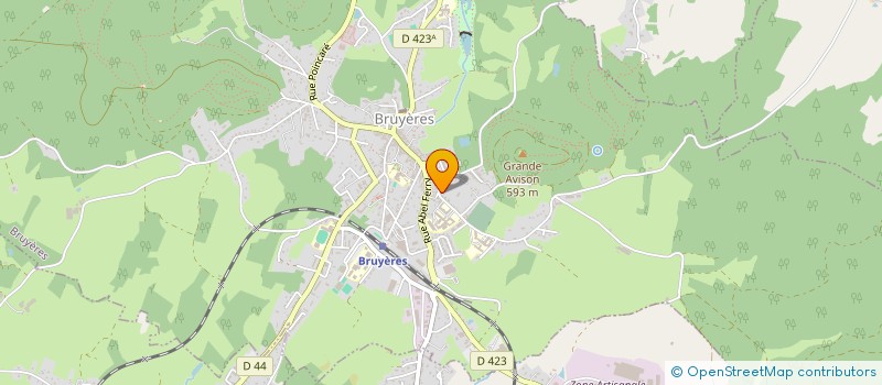 localisation de l'entreprise LE GLOANEC FINANCE  BRUYERES