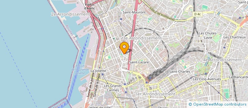 localisation de l'entreprise LE GLOBAL CAFE à MARSEILLE