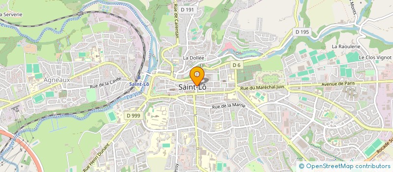 localisation de l'entreprise LE GLOBE à SAINT-LO