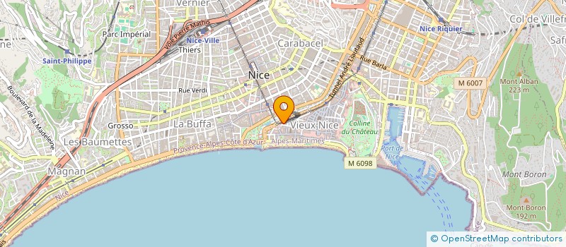 localisation de l'entreprise LE GLOBE à NICE