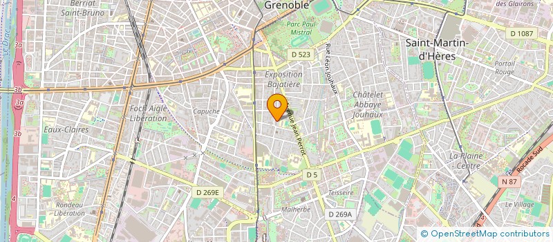 localisation de l'entreprise LE GLOBE à GRENOBLE