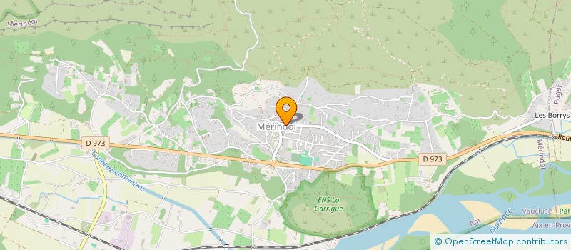 localisation de l'entreprise LE GLOBE  MERINDOL