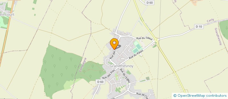 localisation de l'entreprise LE GLOBO  GRANDFRESNOY