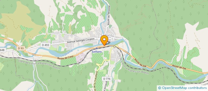 localisation de l'entreprise LE GOBIE  SAILLANS