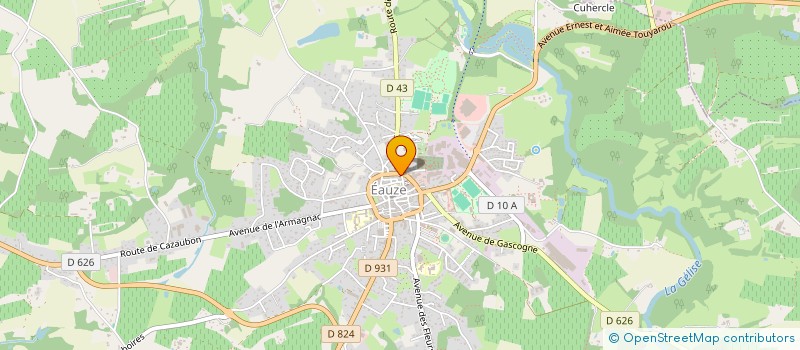 localisation de l'entreprise LE GODET  EAUZE