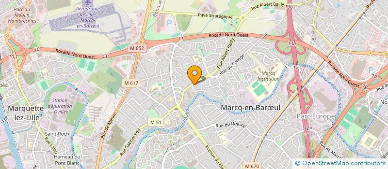 localisation de l'entreprise LE GOELAND à MARCQ-EN-BARŒUL