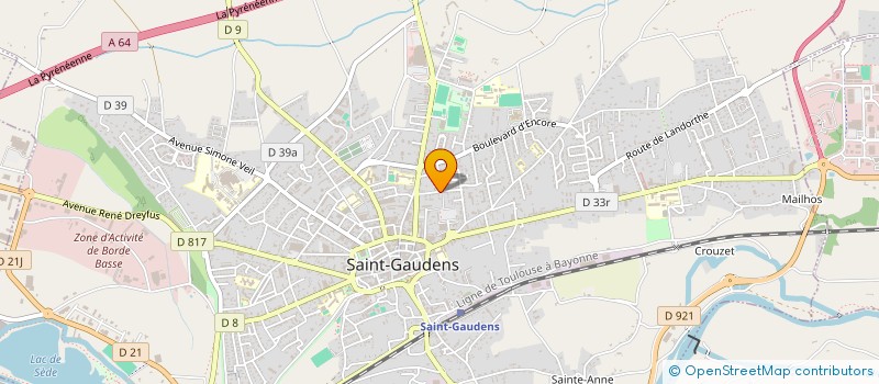 localisation de l'entreprise LE GOELAND  SAINT-GAUDENS