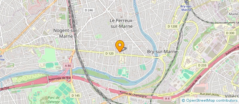 localisation de l'entreprise LE GOER LOGISTIC à LE PERREUX-SUR-MARNE
