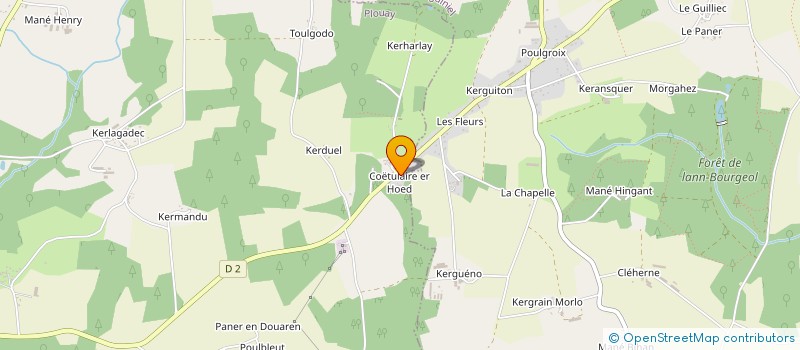 localisation de l'entreprise LE GOFF CARRELAGE à PLOUAY