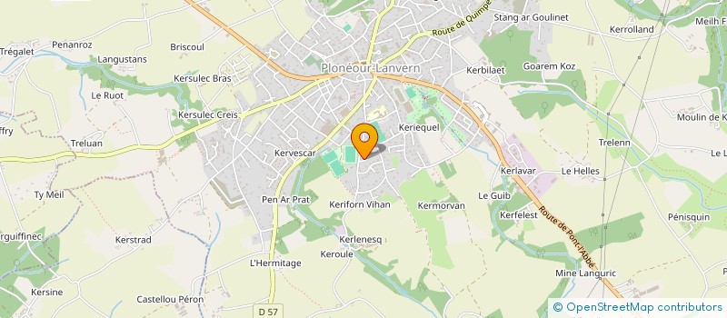 localisation de l'entreprise LE GOFF CARRELAGE à PLONEOUR-LANVERN