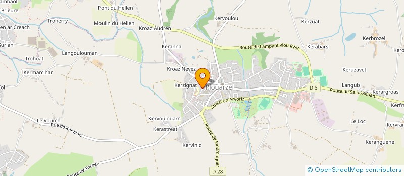 localisation de l'entreprise LE GOFF CONCEPT  PLOUARZEL