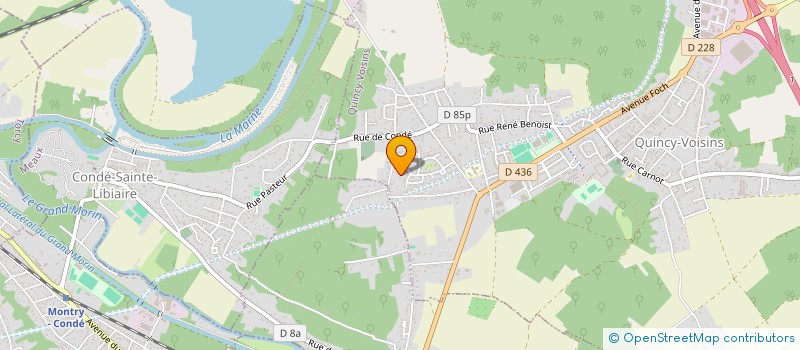 localisation de l'entreprise LE GOFF FRERES  QUINCY-VOISINS