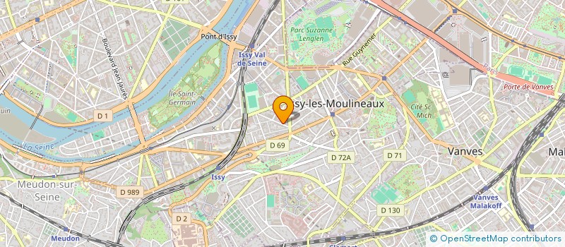 localisation de l'entreprise LE GOFF LIGNAGE à ISSY-LES-MOULINEAUX