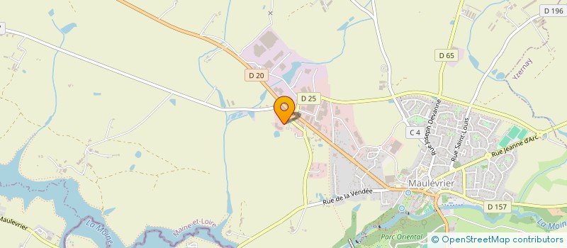 localisation de l'entreprise LE GOFF LOGISTIQUE à ORVAL SUR SIENNE
