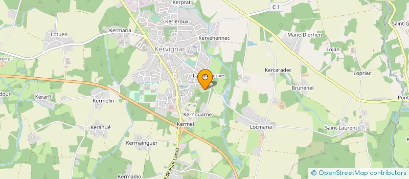 localisation de l'entreprise LE GOFF NICOLAS à KERVIGNAC