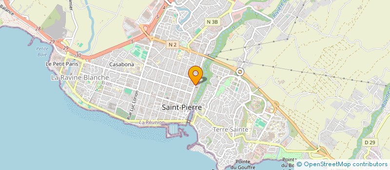 localisation de l'entreprise LE GOFF, OMARJEE & ASSOCIES, NOTAIRES à SAINT-PIERRE