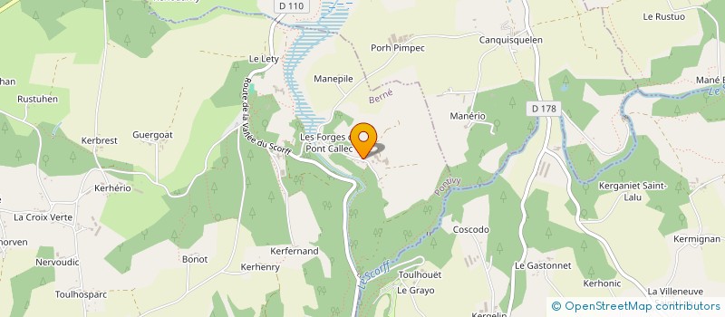 localisation de l'entreprise LE GOFF - SYLVESTRE  BERNE