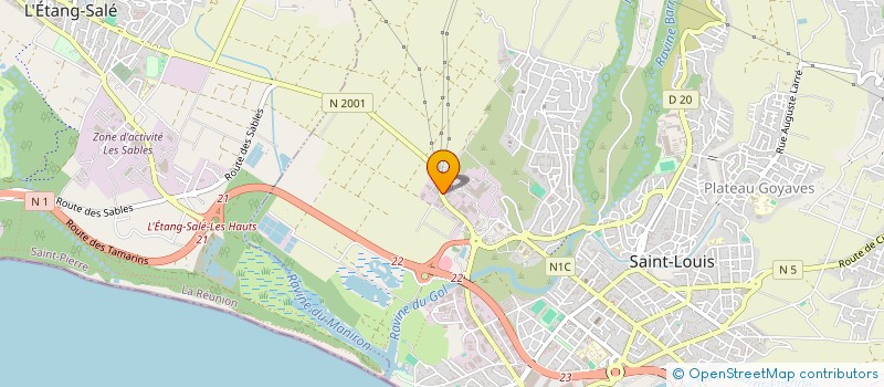 localisation de l'entreprise LE GOL IRAZU  SAINT-LOUIS