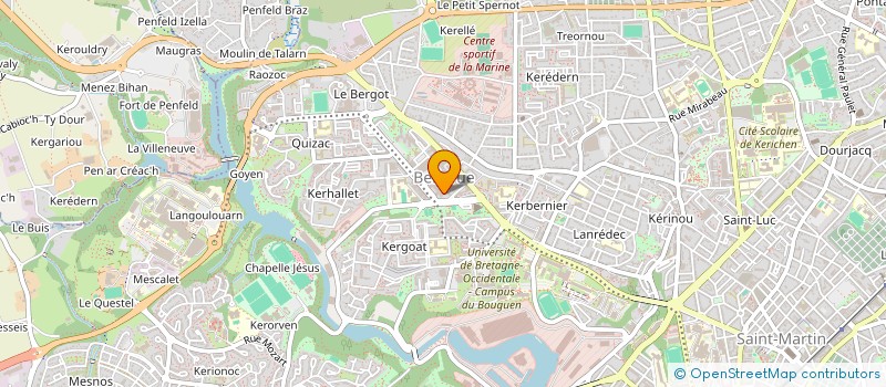 localisation de l'entreprise LE GOLD à BREST