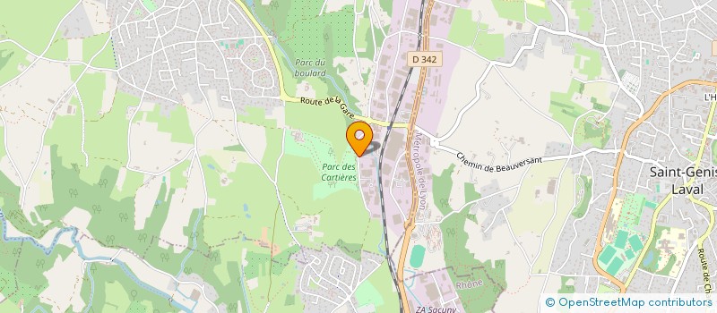 localisation de l'entreprise LE GOLD  CHAPONOST