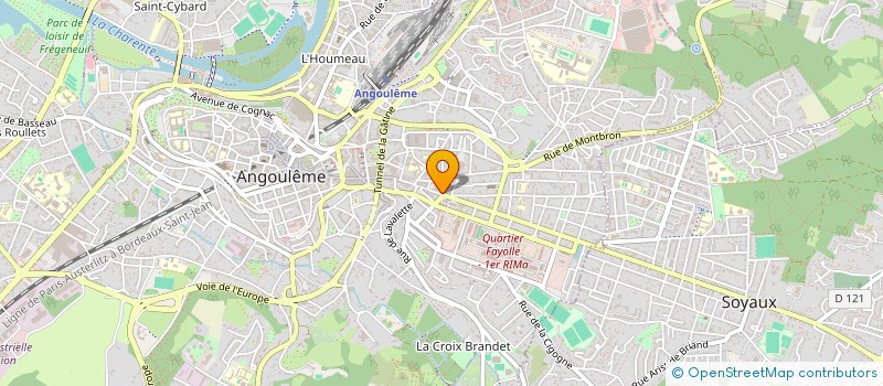 localisation de l'entreprise LE GOLD WIN à ANGOULEME