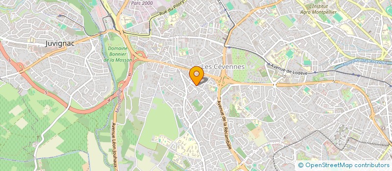 localisation de l'entreprise LE GOLDEN à MONTPELLIER