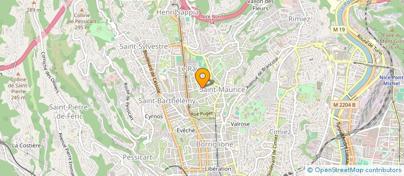 localisation de l'entreprise LE GOLF à NICE