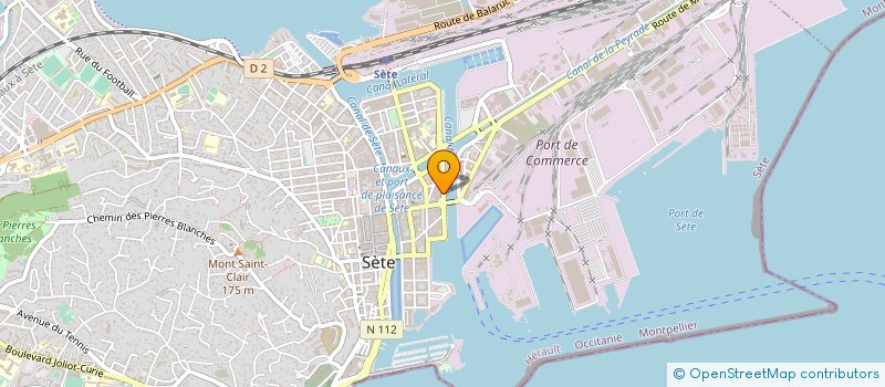 localisation de l'entreprise LE GOLFE DU LION à SETE