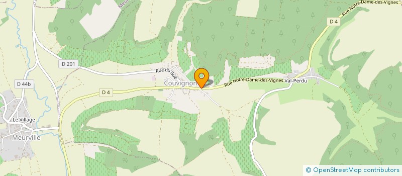 localisation de l'entreprise LE GOLURET  COUVIGNON