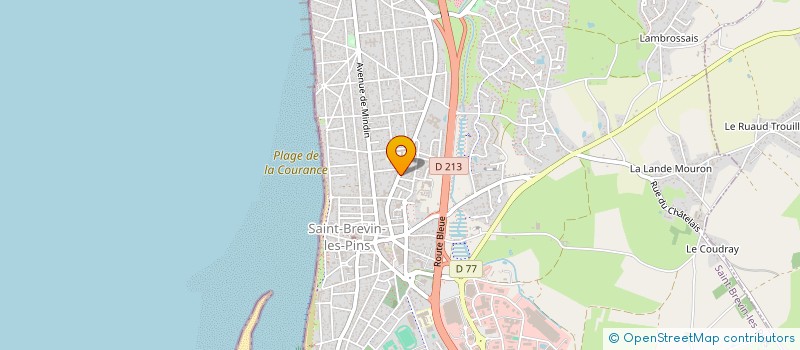 localisation de l'entreprise LE GOMMIER à SAINT-BREVIN-LES-PINS