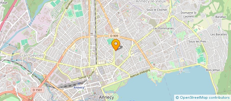 localisation de l'entreprise LE GONDOR à ANNECY