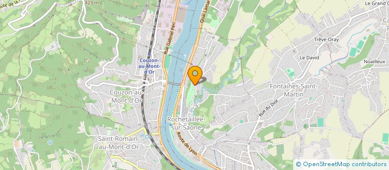 localisation de l'entreprise LE GORDINI  ROCHETAILLEE-SUR-SAONE