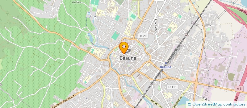 localisation de l'entreprise LE GORET à BEAUNE