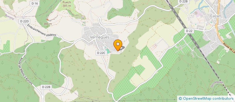 localisation de l'entreprise LE GOT AGROFOURNITURES  VERNEGUES