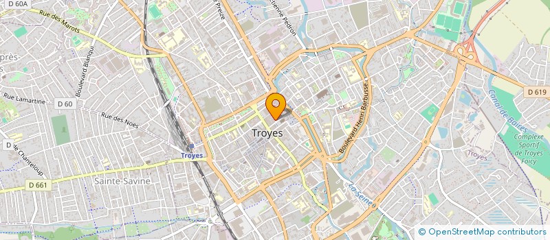 localisation de l'entreprise LE GOTHAM  TROYES