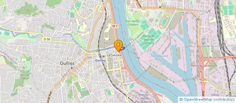 localisation de l'entreprise LE GOTHAM  OULLINS-PIERRE-BENITE