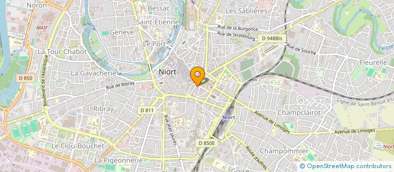localisation de l'entreprise LE GOU PEI à NIORT