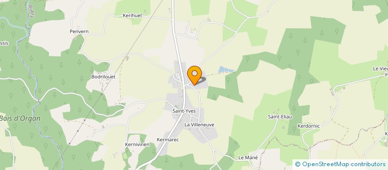 localisation de l'entreprise LE GOUDIVEZE MAIWENN  PLUMELIAU-BIEUZY