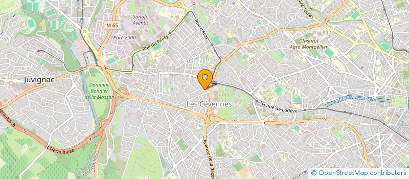 localisation de l'entreprise LE GOUEFFE DOMINIQUE ET DEVILLERS JULIETTE à MONTPELLIER