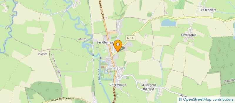 localisation de l'entreprise LE GOUES ARCHITECTURE  CORMATIN