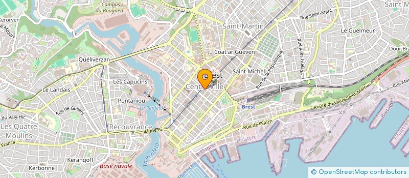 localisation de l'entreprise LE GOUILL à BREST