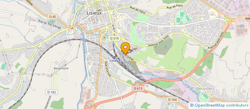 localisation de l'entreprise LE GOUJON  SAINT-MARTIN-DE-MAILLOC